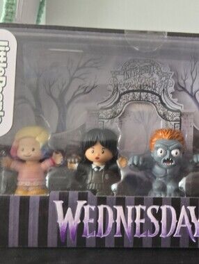 Little People Collector Wednesday Addams Figure Set - Purple/Black